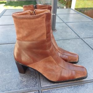 Joseph Seibel leather & suede ankle boots